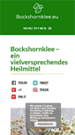 Mobile Screenshot of bockshornklee.eu