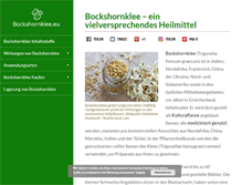 Tablet Screenshot of bockshornklee.eu